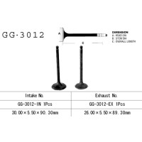 VESRAH Випускний клапан SUZUKI GN 125 82-, DR 125 82-85, FL 125 '07-17' (26,00X5,50X89,30MM) (OEM: 12912-05211) (1ШТ.) (MADE IN JAPAN)