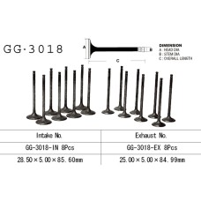 VESRAH Випускний клапан SUZUKI GSF 1200 BANDIT '97-02' GSXR 1100 '86-90' GSX 1100 F/G '88-93' (OEM: 12912-06B00) (1ШТ.) (MADE IN JAPAN)