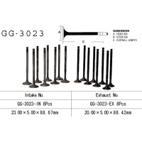 VESRAH Випускний клапан SUZUKI GSF 600 '95-05' GSX 600F '88-00' (OEM: 12912-19C00) (1 шт.) (MADE IN JAPAN)