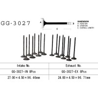 VESRAH Випускний клапан SUZUKI GSXR 750W '93-95' (OEM: 12912-17E00,12912-17E00) (1 шт.) (MADE IN JAPAN)