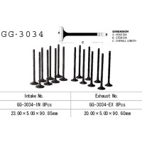 VESRAH Випускний клапан SUZUKI GSX 600F '92-97' (OEM: 12912-19E00) (1шт.) (MADE IN JAPAN)