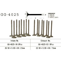 VESRAH Випускний клапан KAWASAKI GPZ 750 '83-85, GPX 750R '87-90' (OEM: 12005-1077) (1ШТ.) (MADE IN JAPAN)