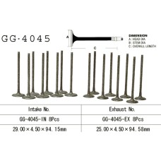 VESRAH Випускний клапан Kawasaki ZX 7R '96-03' (OEM: 12005-1223) (1шт.) (MADE IN JAPAN)