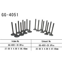 VESRAH впускний клапан Kawasaki ZX6R 03-04, ZX 6RR 03 (OEM: 12004-1163) (1 шт.) (MADE IN JAPAN)