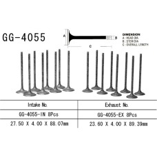 VESRAH ВПУСКНИЙ КЛАПАН KAWASAKI ZX 9RR '05-06' (ZX6002N1, N6F) (OEM: 12004-0016) (1 ШТ.) (MADE IN JAPAN)