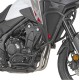 Верхній захист двигуна KAPPA для HONDA NX 500 '24-'25, чорний