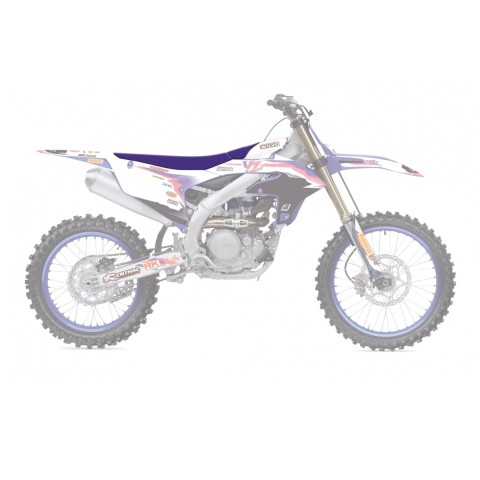 Чохол / обшивка сидіння BLACKBIRD для YAMAHA YZ 250F '24; YZ 450F '23-'24 REPLICA TEAM YAMAHA FACTORY 50TH ФІОЛЕТОВИЙ