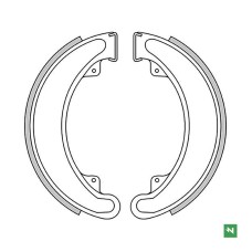 Гальмівні колодки NEWFREN для Honda CB 250/360/400 '73-79, ATC 250 '85-88, TRX 250/300 '85-00 задні (160x30мм)