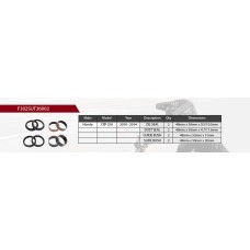 SHOWA Ремкомплект переднього амортизатора Honda CRF 250 '10-'14 (масляні сальники x 2, пильники x 2, втулки x 4) (Service Kit) (підвіска 48 мм)