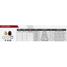 SHOWA 2024/07 Ремкомплект заднього амортизатора HONDA CRF 250 '10-'17 (SERVICE KIT)