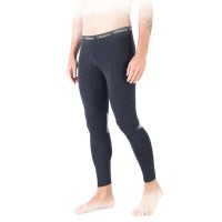 Термобілизна чоловіча WOOLONA PATCH (штани) (100% вовна мериноса) колір чорний розмір XL