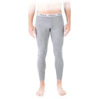 Термобілизна чоловіча WOOLONA PATCH (штани) (100% мериносова вовна) колір сірий розмір XL