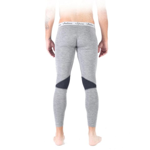 Термобілизна чоловіча WOOLONA PATCH (штани) (100% мериносова вовна) колір сірий розмір XL