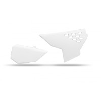 UFO Кришка повітряного фільтра Husqvarna TC 125 / 250 '23-'24, TE 150 / 250 / 300 '24-'26, FC 250 / 350 / 450 '23-'24, FX 350 / 450 '23-'24, FE 250 / 350 / 450 / 501 '24-'26 колір білий