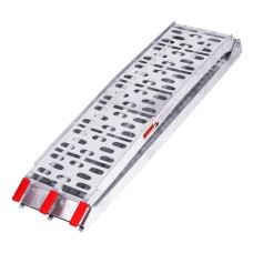 Універсальна алюмінієва ажурна рампа BIKETEC для мотоцикла / ATV з підпорами 226 x 30,5 см, макс. 680 кг/шт