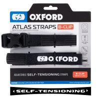 OXFORD транспортні ремені ATLAS B-CLIP 26MM X 1,2 M колір чорний