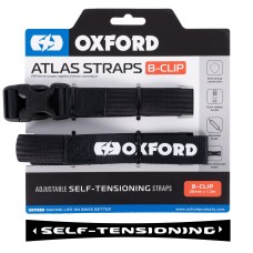 OXFORD транспортні ремені ATLAS B-CLIP 26MM X 1,2 M колір чорний