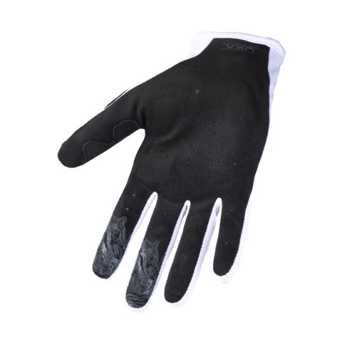 Кросові рукавички/ендуро/велосипедні MTB Kenny Racing Race білі колір білий/чорний розмір L