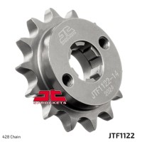 Передня зірка JT 1122 14 BETAMOTOR RR 125 LC '21-'23, FANTIC XEF / XMF 125 '21-, (112214JT) (ланцюг 428) (OEM: 051.04.000.00.00)