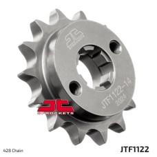 Передня зірка JT 1122 14 BETAMOTOR RR 125 LC '21-'23, FANTIC XEF / XMF 125 '21-, (112214JT) (ланцюг 428) (OEM: 051.04.000.00.00)