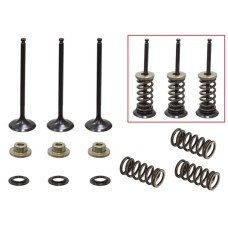 PSYCHIC ВПУСКНІ КЛАПАНИ (КОМПЛЕКТ КЛАПАНІВ З ПРУЖИНАМИ ТА ШАЙБАМИ) YAMAHA WR 250 F (WRF 250) '01-'13 СТАЛЕВІ (XU-09519I,XU-09522I) (23X3,99X78,6MM) (23x3,98x80,1MM)