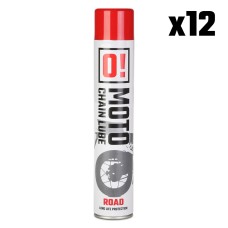 OMOTO НАБІР 12 ШТ. СПРЕЙ МАСТИЛО ДЛЯ ЛАНЦЮГА 750ML ROAD O! CHAIN LUBE (O!MOTO) (OLE-006) (ПАКЕТ 12 ШТ.)
