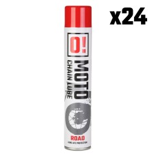 OMOTO НАБІР 24 ШТУК СПРЕЙ МАСТИЛО ДЛЯ ЛАНЦЮГА 750ML ROAD O! CHAIN LUBE (O!MOTO) (OLE-006) (ПАКЕТ 24 ШТУК)