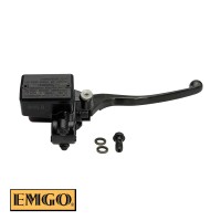Комплектний передній гальмівний насос EMGO (15,8MM) з кріпленням дзеркала і важелем Honda CB 400 '79-82, GL 500, CB 650, CX 650, CB 750 F '79-83, VF 750, CB 900 F '79-83, CBX 1000 '79-82 (OEM: 45500-463-601) колір чорний