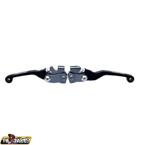 FM-PARTS комплект важелів зчеплення та гальма для Husqvarna TE/FE '22-'24; Gas Gas EC '22-'24, колір чорний