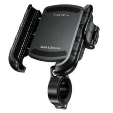 Антивібраційний мотоциклетний тримач для телефону BIKETEC QUICK LOCK, монтаж на кермо або дзеркало, тип: R9-CLIP-DAMPER