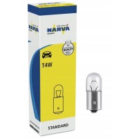 NARVA Лампа T4W 12 4W BA9S (габаритне світло - стоянкове світло - позиційне)