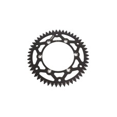 GROSSKOPF РОЗПРОДАЖ ЗАДНЯ ЗІРКА АЛЮМІНІЄВА T7075 (ERGAL) 489 49 (48949) KAWASAKI KX/KXF '83-'24, SUZUKI RMZ '04-'06 (JTR460.49) КОЛІР ЧОРНИЙ