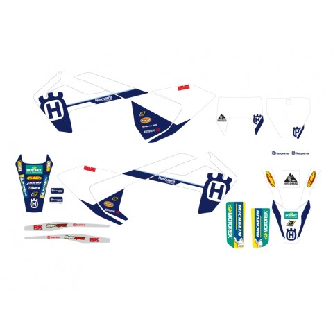 Комплект наклейок Blackbird для Husqvarna FC/TC '16-'18, TE/FE '17-'19 Replica Factory Husqvarna