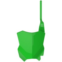 Передня номерна панель (пластик) Polisport для Kawasaki KX 250F '17-'24; Kawasaki KX 450F '16-'25 зелена