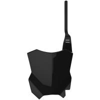 Передній номерний щиток (пластик) POLISPORT для KAWASAKI KX 250F '17-'24; KAWASAKI KX 450F '16-'25, колір чорний