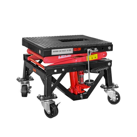 Платформний підйомник BIKETEC 410x340мм ножичний - підйом 350-870мм до 135кг