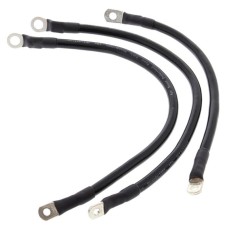 ALL BALLS НАБІР ПРОВОДІВ ДЛЯ АКУМУЛЯТОРА (ДОВЖИНА 30СМ, 2x40,5СМ, ЧОРНІ) HARLEY FXR SUPER GLIDE '86-'88, FXR SUPER GLIDE II '82-'85, FXRC CUSTOM 86-88, FXRD GT '86-'88, FXRDG DISC GLIDE '84, FXRS LOW GLIDE '84-'85, FXRS LOW RIDER '86-'88