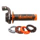 Комплект ручки газу Domino з грипсами для OFF ROAD KTM/HUSQVARNA/GASGAS 4T (чорний корпус) колір чорний/помаранчевий