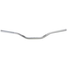 Алюмінієвий кермо DOMINO (ERGAL 7075) FATBAR 28MM середній сріблястий