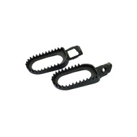 SCAR RACING сталеві підніжки для KTM SX / SXF '23-'25, HUSQVARNA TC / FC '23-'25, EXC / EXCF GAS GAS MC 250F / 350F 450F '25, колір чорний