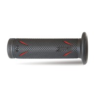 Грипси PROGRIP PG718 ROAD (22+25MM, довж. 122MM) колір чорний / червоний (двокомпонентні) (718-149)