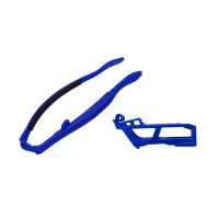 Комплект слайдер + направляюча ланцюга UFO для Yamaha YZF 450 '23-'25, YZF 250 '24-'25, синій колір (YA04898089 + YA04806089)