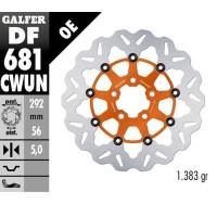 Гальмівний диск GALFER передній / задній для Harley-Davidson (292x56x5) (Wave) плаваючий помаранчевий