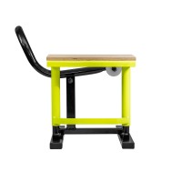 Підставка/підйомник/стенд для мотоцикла крос PROMX PRO WOOD, оздоблення дерево, колір жовтий флуо (деталі – див. додатковий опис)