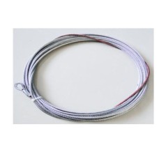 BRONCO сталевий трос для (лебідки) лебідок 1500LBS довж. 7.6M, діам. 4.0MM