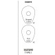 OXFORD КРІПЛЕННЯ (ЗАГЛУШКА) ПОВОРОТНИКА / ПОВОРОТНИКІВ ДЛЯ SUZUKI ПЕРЕД І ЗАД SV 650 (99-02), GSXR 600/750 ПЕРЕД І ЗАД (96-00), - ПЕРЕД І ЗАД, TL 1000 R (ТІЛЬКИ ПЕРЕД) (СТАРИЙ КОД: OF866)