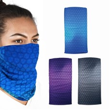 OXFORD БАГАТОФУНКЦІОНАЛЬНА ВІТРОЗАХИСНА БАНДАЖ-КОШИК COMFY PRISMATIC 3 ШТУКИ В УПАКОВЦІ КОЛІР СІРИЙ/ФІОЛЕТОВИЙ/СИНІЙ