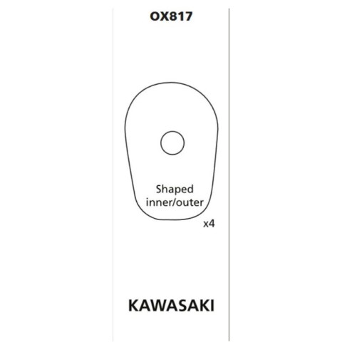 OXFORD OXFORD КРІПЛЕННЯ (ЗАГЛУШКА) ПОВОРОТНИКА / ПОВОРОТНИКІВ KAWASAKI - КОМПЛЕКТ