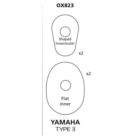 OXFORD OXFORD КРІПЛЕННЯ (ЗАГЛУШКА) ПОВОРОТНИКА / ПОВОРОТНИКІВ YAMAHA ТИП3 - КОМПЛЕКТ