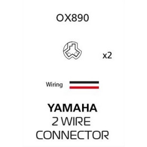 OXFORD З'ЄДНУВАЧ (ПРОВІД / ПЕРЕХІДНИК / КАБЕЛЬ / ПОДОВЖУВАЧ) ДЛЯ СВІТЛОДІОДНИХ І ЛАМПОВИХ ПОВОРОТІВ ДО РОЗ'ЄМУ OEM YAMAHA (З'ЄДНУВАЧ ДВА ПРОВОДИ)